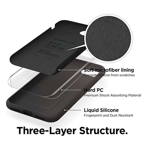 Elago kryt Silicone Case pre iPhone SE 2020/2022 - Black