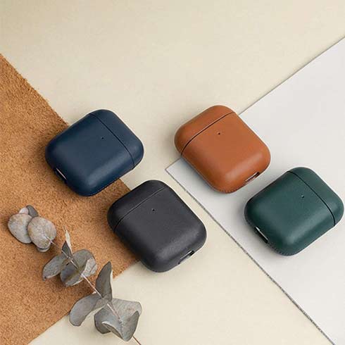 Native Union puzdro Leather Case pre Apple Airpods 1&2 - Black