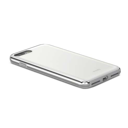 Moshi kryt iGlaze pre iPhone 7 Plus/8 Plus - Peal White