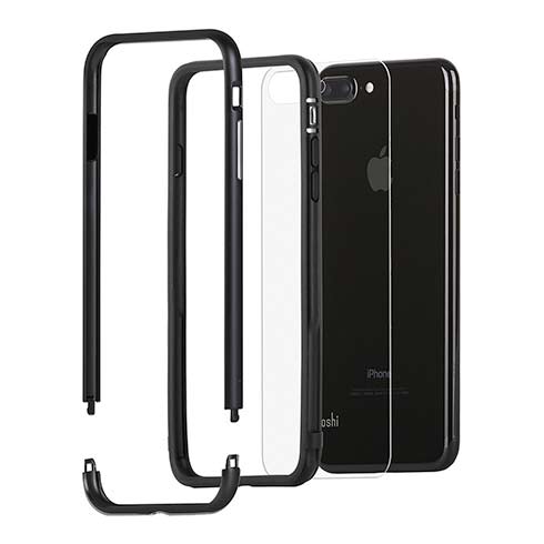 Moshi kryt Luxe pre iPhone 7 Plus/8 Plus - Black