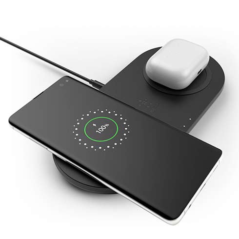 Belkin Boost Charge Dual Wireless Charging Pads 10W-Black
