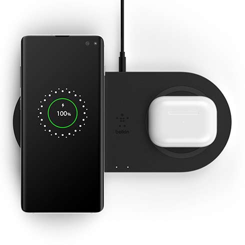 Belkin Boost Charge Dual Wireless Charging Pads 10W-Black