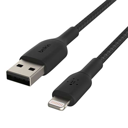 Kabel Boost Charge Braided USB to Lightning 1m-Black