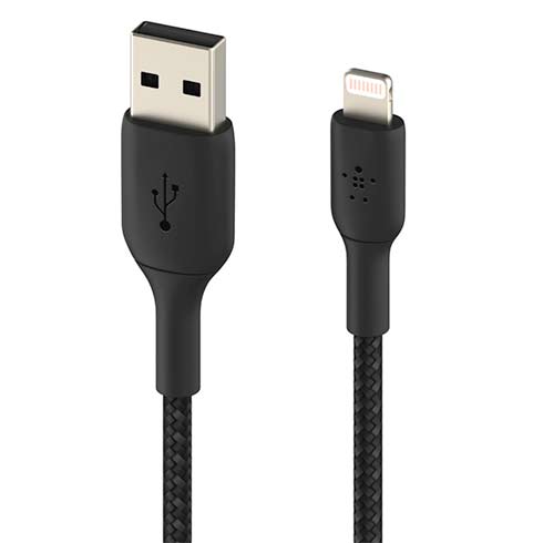 Kabel Boost Charge Braided USB to Lightning 1m-Black