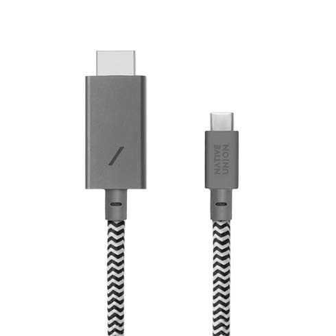 Native Union kábel Belt Cable USB-C to HDMI 3m - Zebra