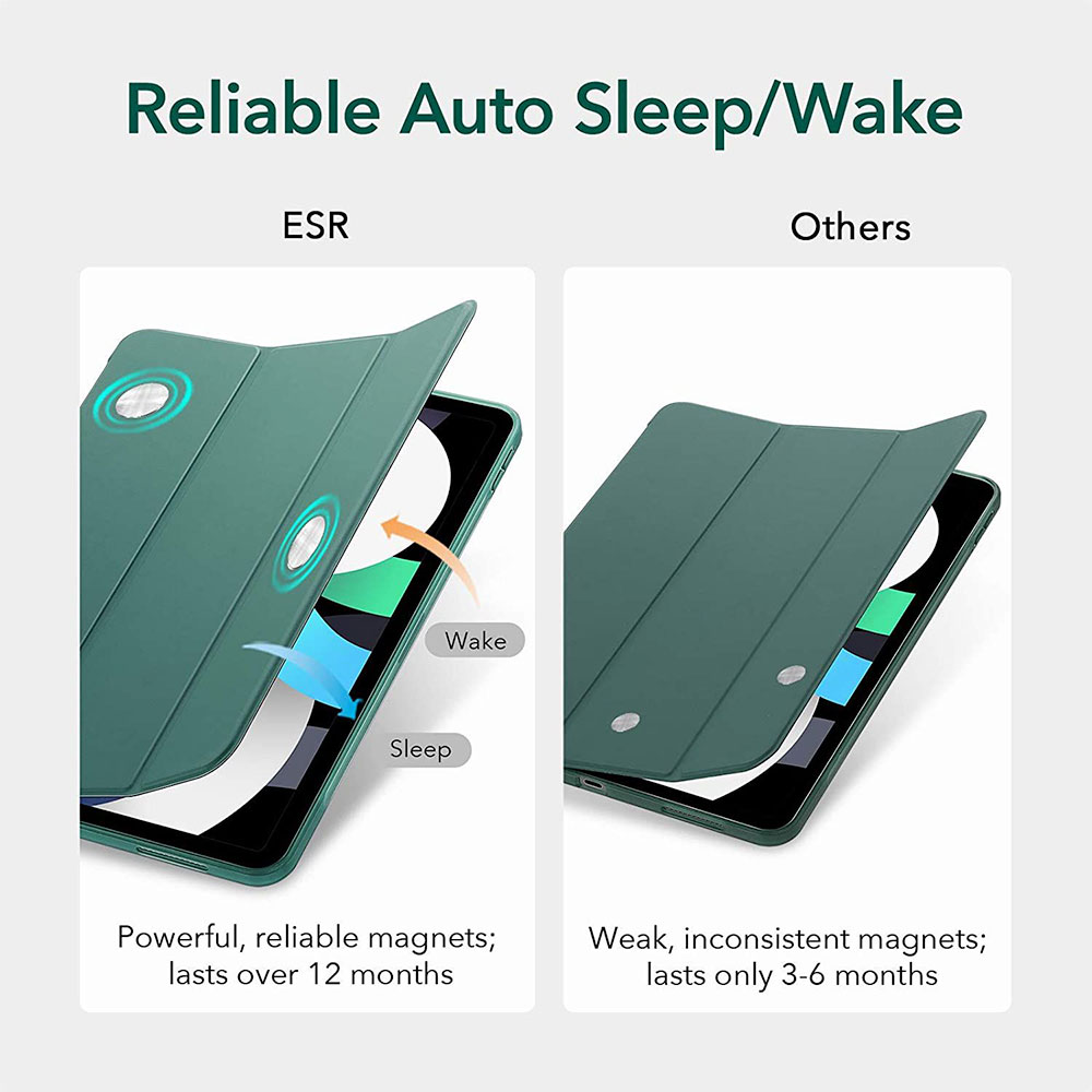 ESR puzdro Silicon Rebound Case pre iPad Air 11" M1/M2/M3 - Cactus Green