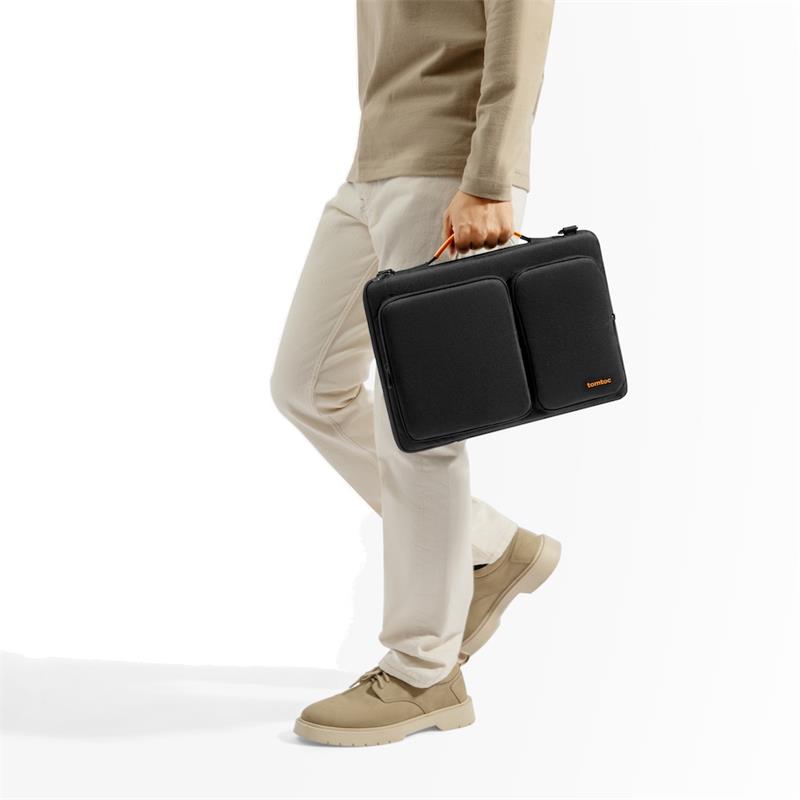 Tomtoc Messenger - 16" MacBook Pro (2019,2021)/MacBook Air 15" - Černá
