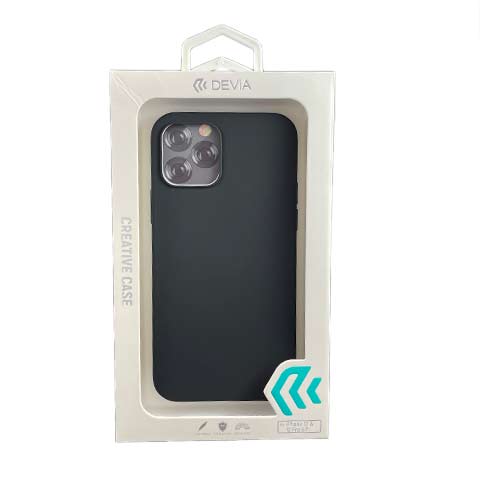 Devia kryt Nature Series Silicone Case pre iPhone 12/12 Pro - Black
