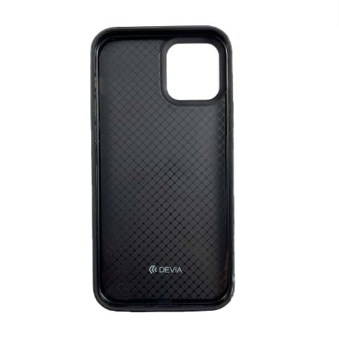 Devia kryt Nature Series Silicone Case pre iPhone 12/12 Pro - Black