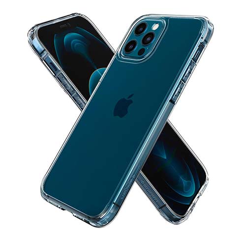 Spigen kryt Ultra Hybrid pre iPhone 12/12 Pro - Crystal Clear