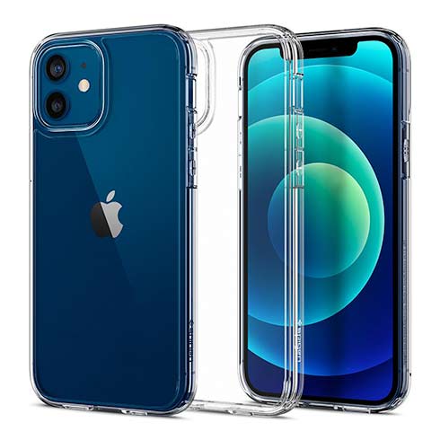 Spigen kryt Ultra Hybrid pre iPhone 12/12 Pro - Crystal Clear