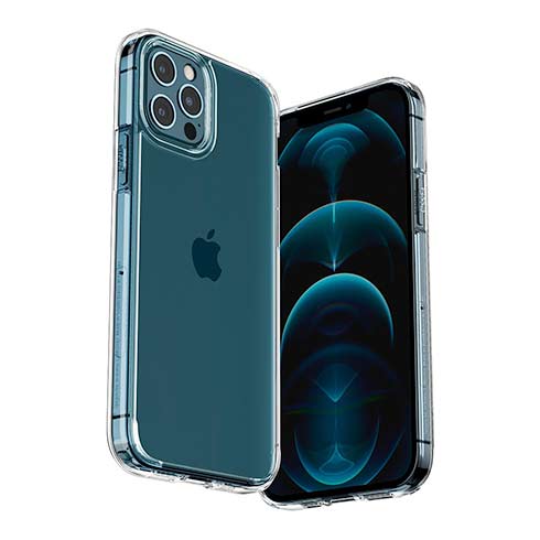 Spigen kryt Ultra Hybrid pre iPhone 12/12 Pro - Crystal Clear