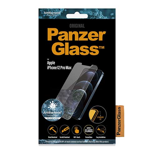 PanzerGlass ochranné sklo Standard Fit AB pre iPhone 12 Pro Max - Clear