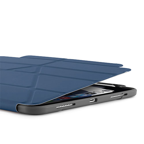 Pipetto puzdro Origami Pencil Shield Case pre iPad Air 10.9" 2020/2022 - Navy Blue