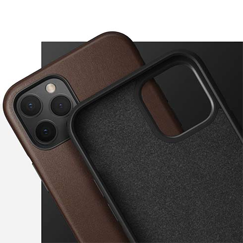 Nomad kryt Rugged Case pre iPhone 12/12 Pro - Rustic Brown
