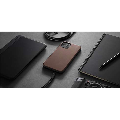 Nomad kryt Rugged Case pre iPhone 12/12 Pro - Rustic Brown