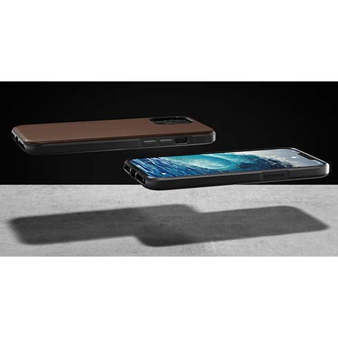 Nomad kryt Rugged Case pre iPhone 12/12 Pro - Rustic Brown