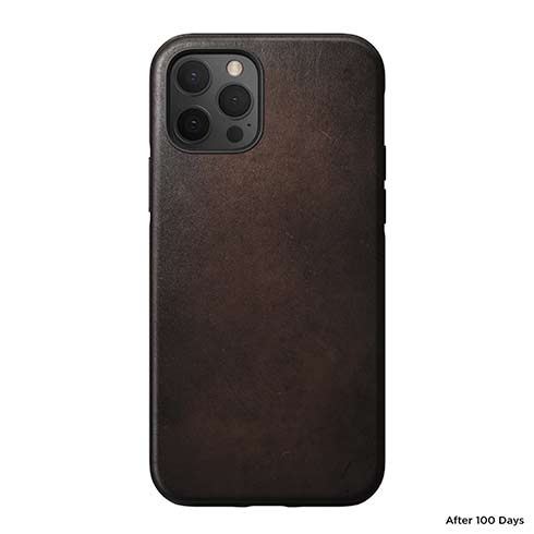 Nomad kryt Rugged Case pre iPhone 12/12 Pro - Rustic Brown