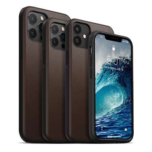 Nomad kryt Rugged Case pre iPhone 12/12 Pro - Rustic Brown