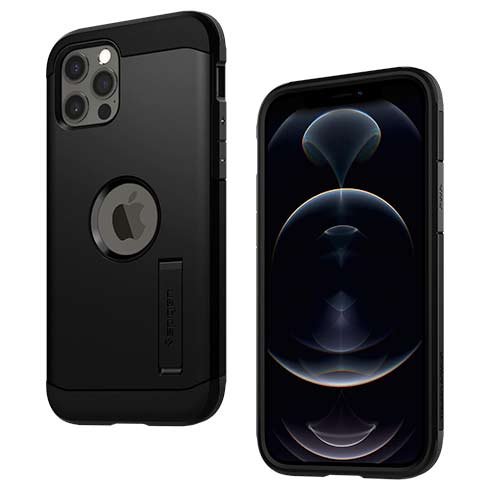 Spigen kryt Tough Armor pre iPhone 12/12 Pro - Black