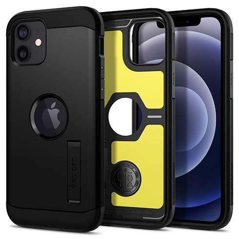 Spigen kryt Tough Armor pre iPhone 12/12 Pro - Black