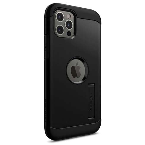 Spigen kryt Tough Armor pre iPhone 12/12 Pro - Black