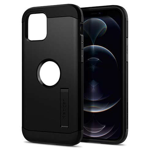 Spigen kryt Tough Armor pre iPhone 12/12 Pro - Black