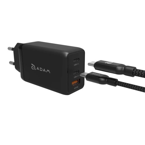 Adam Elements Omnia F6 USB-C PD/QC 3 GaN Super Charging Kit 65W - Black