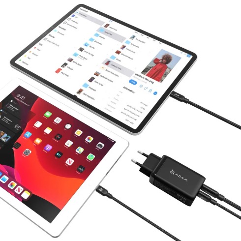 Adam Elements Omnia F6 USB-C PD/QC 3 GaN Super Charging Kit 65W - Black