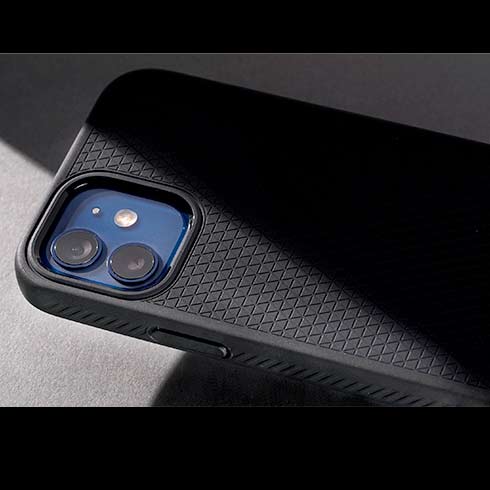 Spigen kryt Liquid Air pre iPhone 12/12 Pro - Black