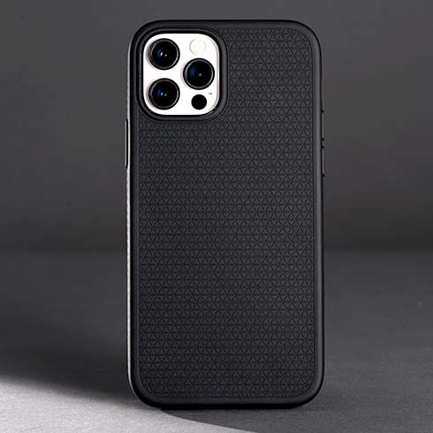 Spigen kryt Liquid Air pre iPhone 12/12 Pro - Black