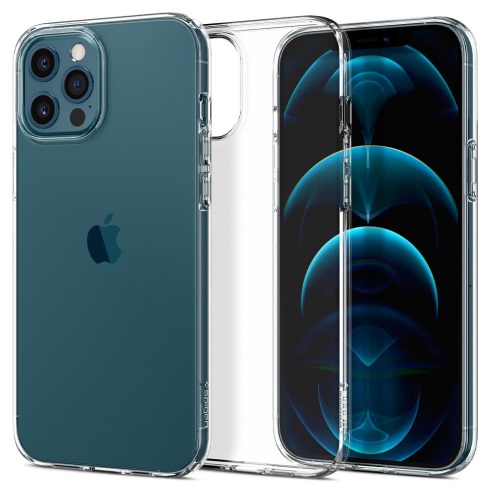 Spigen kryt Liquid Crystal pre iPhone 12/12 Pro - Crystal Clear