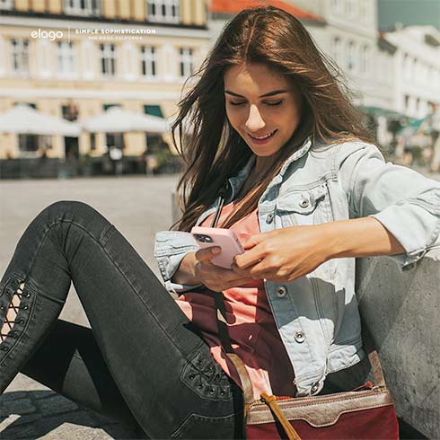 Elago kryt Silicone Case pre iPhone 12 mini - Lovely Pink