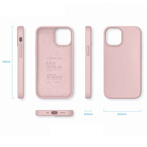 Elago kryt Silicone Case pre iPhone 12 mini - Lovely Pink