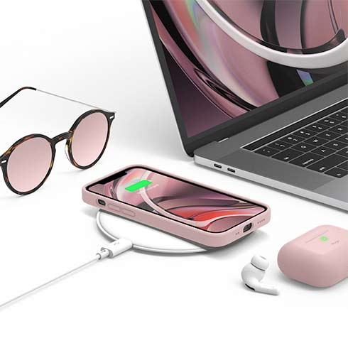 Elago kryt Silicone Case pre iPhone 12 mini - Lovely Pink