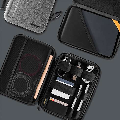 TomToc puzdro Smart A06 PadFolio Eva Case pre iPad Air 11"/Pro 11" - Gray