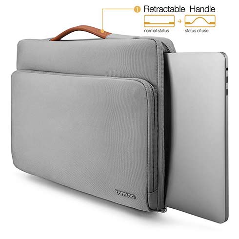 TomToc taška Versatile A14 pre Macbook Pro 16" M1/M2/M3/M4 - Silver Gray