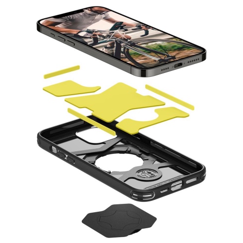 Spigen kryt Gearlock Bike Mount Case pre iPhone 12 Pro Max - Black