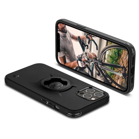 Spigen kryt Gearlock Bike Mount Case pre iPhone 12 Pro Max - Black