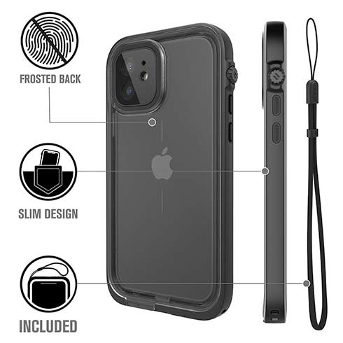 Catalyst kryt Total Protection Case pre iPhone 12 - Stealth Black