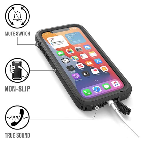 Catalyst kryt Total Protection Case pre iPhone 12 - Stealth Black