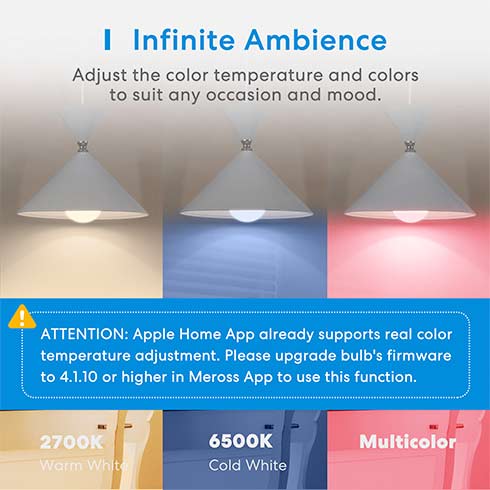 Meross Smart Wi-Fi Inteligentní LED žárovka RGB