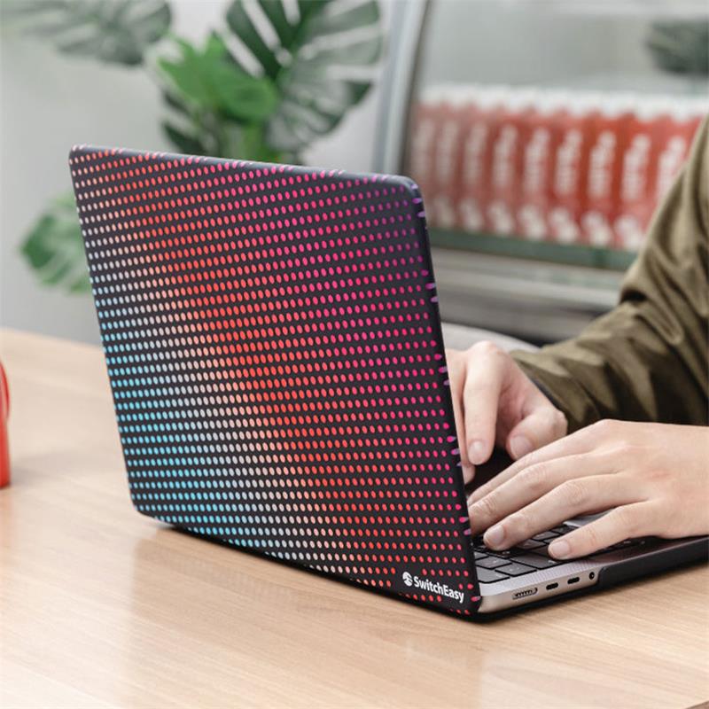 SwitchEasy Hardshell Dots Case pre MacBook Pro 13" 2020/2022 - Rainbow