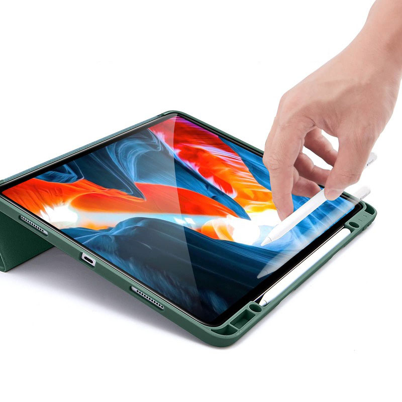 ESR puzdro Silicon Rebound Pencil Case pre iPad Pro 12.9" 2021/2022 - Silver Gray