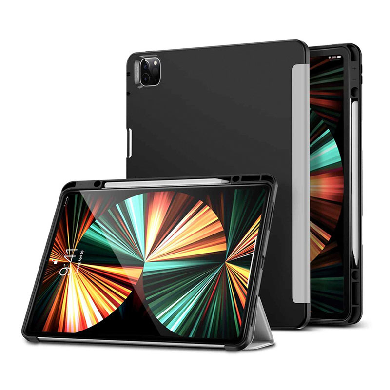 ESR puzdro Silicon Rebound Pencil Case pre iPad Pro 12.9" 2021/2022 - Silver Gray