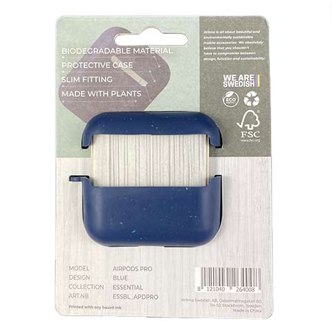 Wilma puzdro Zero Waste pre Apple Airpods Pro - Blue