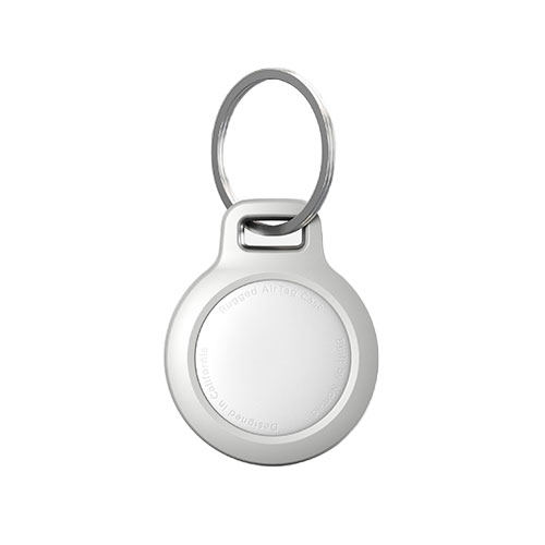 Nomad pouzdro Rugged Keychain pro Airtag - White