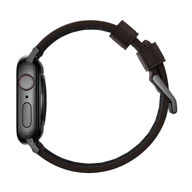 Nomad kožený remienok pre Apple Watch 44-49mm - Active Pro Brown/Black Hardware