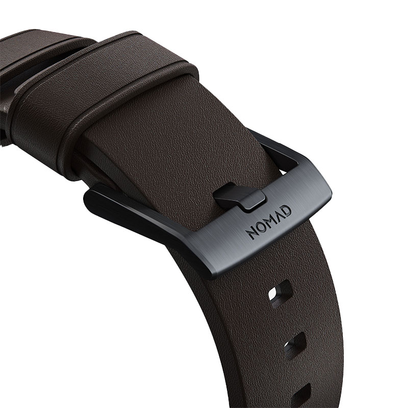 Nomad kožený remienok pre Apple Watch 44-49mm - Active Pro Brown/Black Hardware