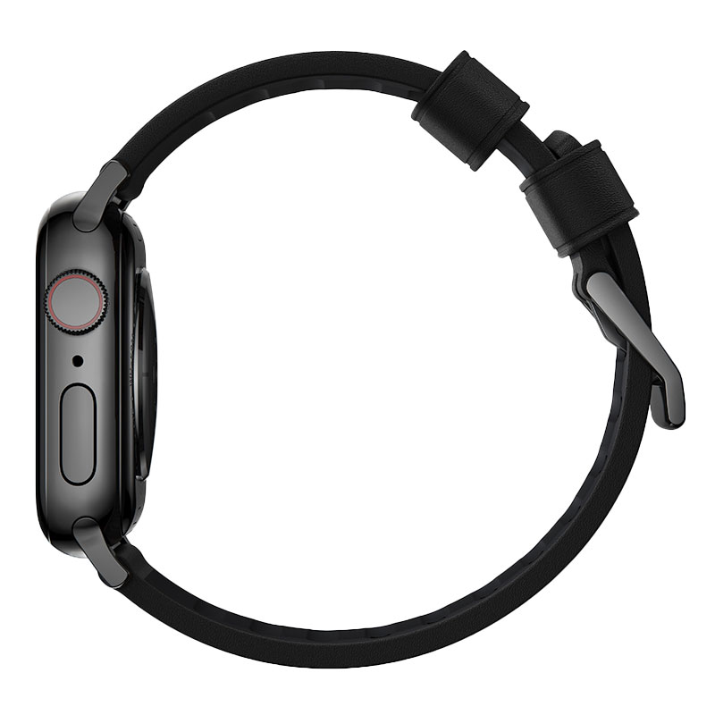 Nomad kožený remienok pre Apple Watch 44-49mm - Active Pro Black/Black Hardware
